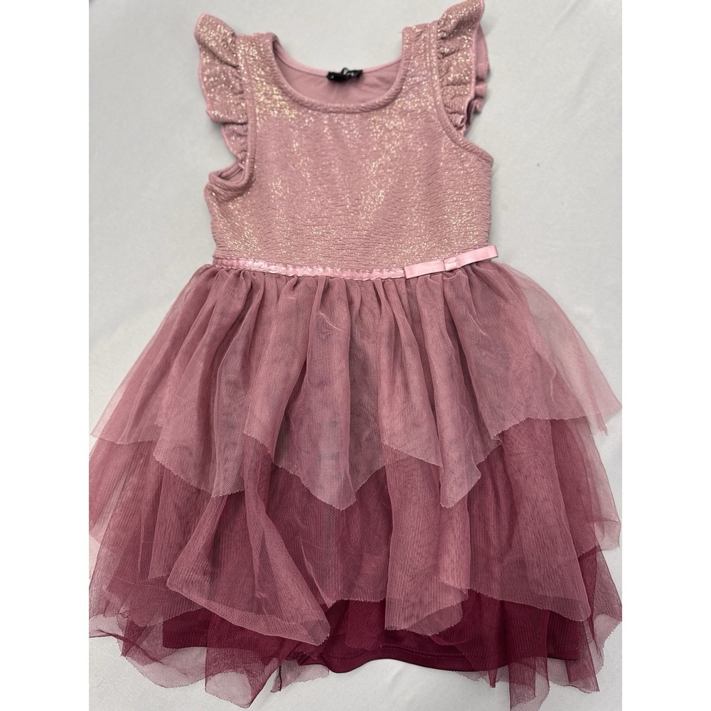 Toddler Size 6 Lilt Dress Shimmer Tulle  Pink